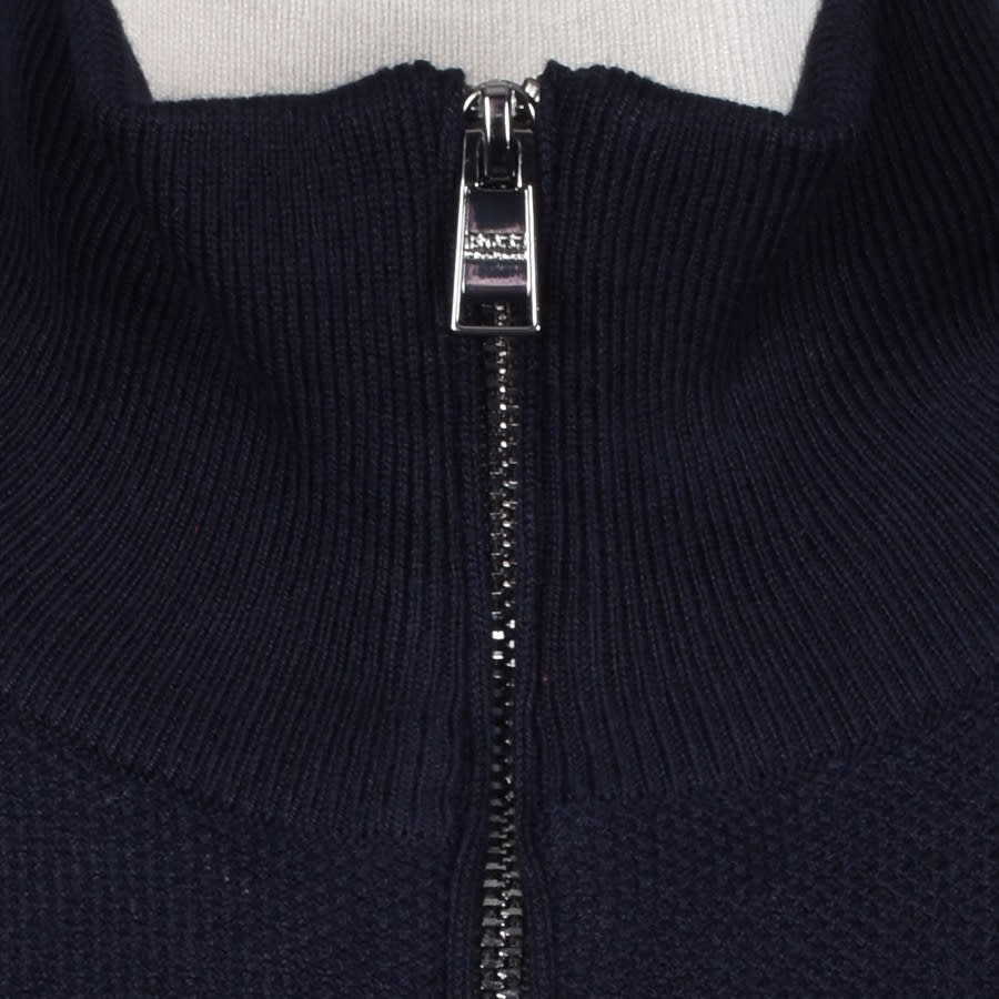 Alternative Image for ProductBOSS Dagnese Half Zip Knit Jumper Navy3